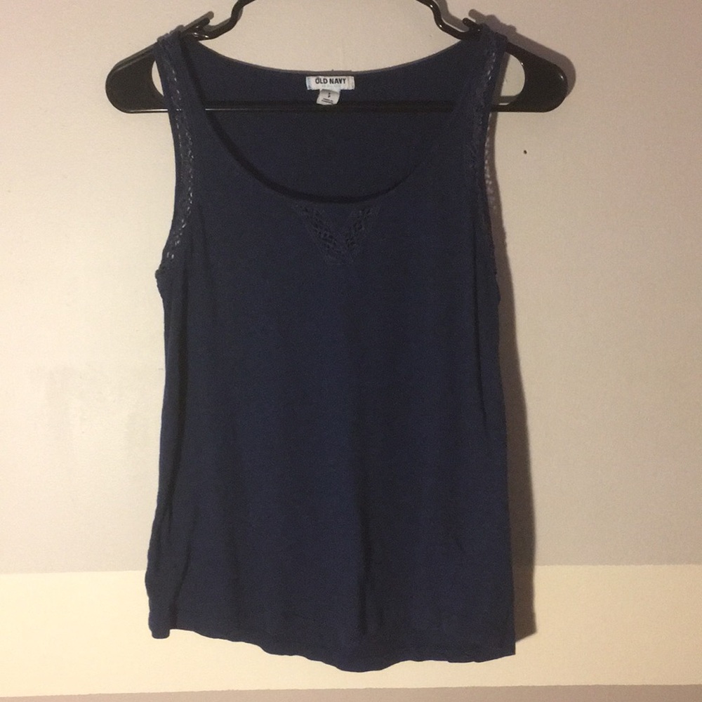 Navy Blue Tank Top